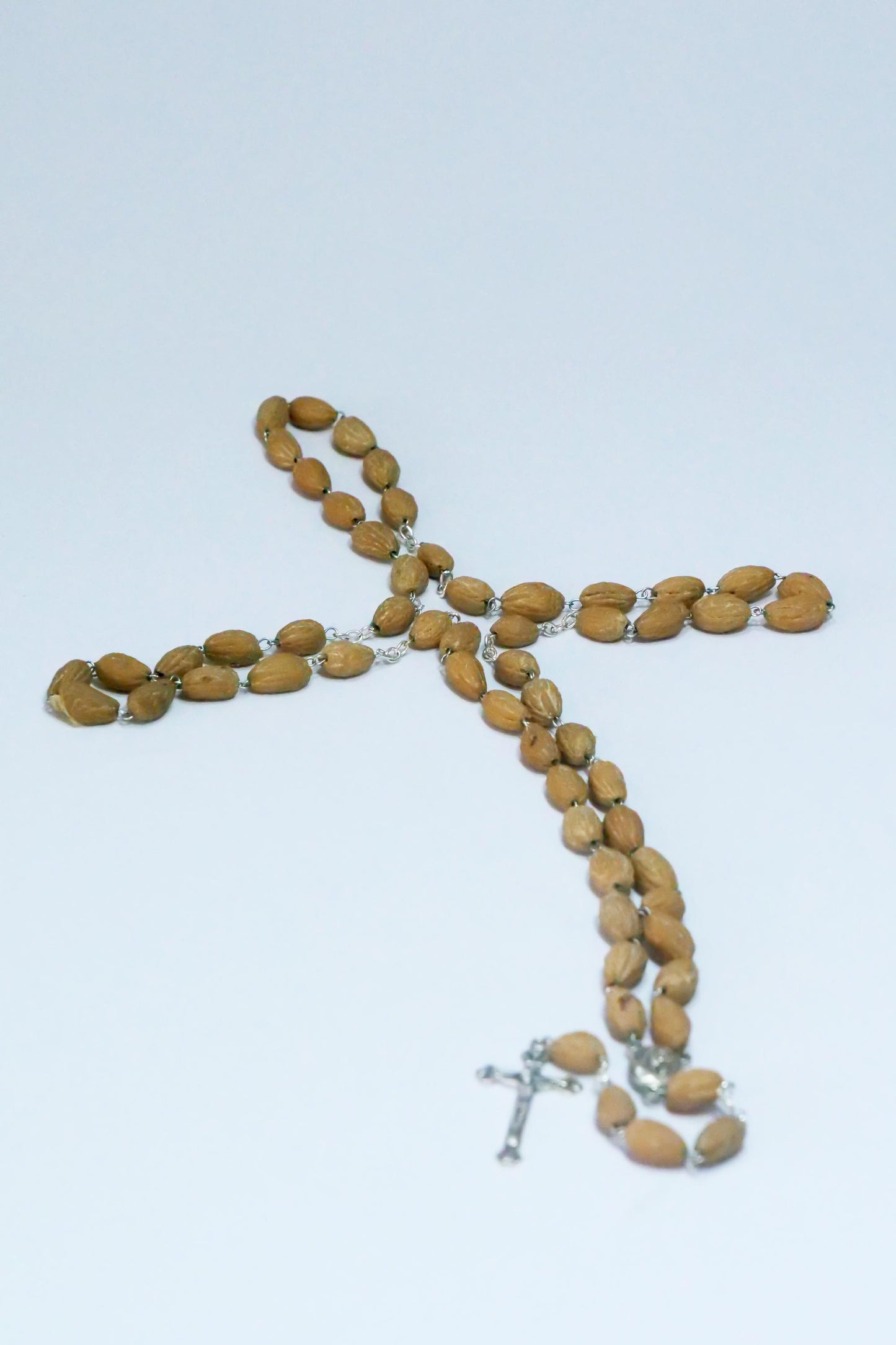 Bound to Heaven Olive Seed Christian Rosary With original Bethlehem Soil