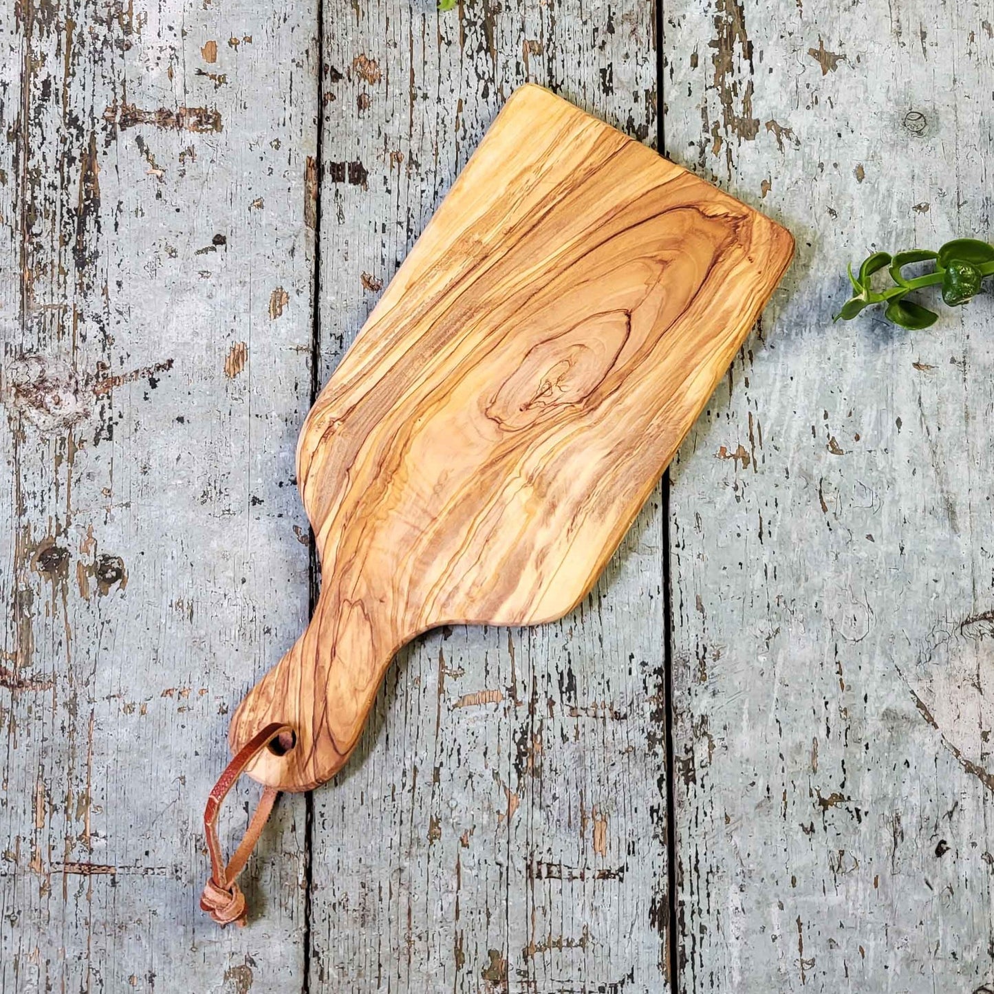 Petite Organic Olive Wood Slice Board