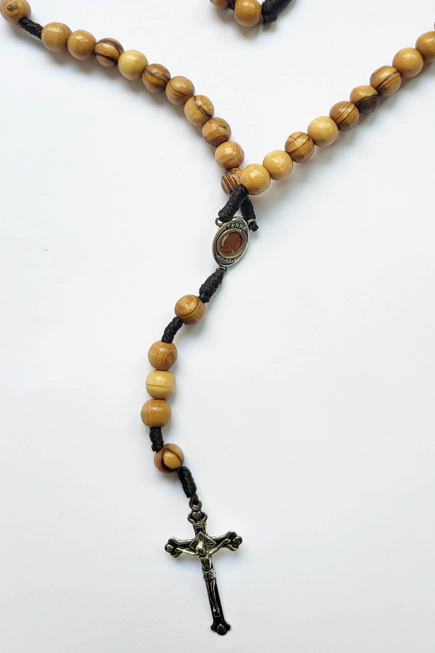 Word Of Wisdom Christian Rosary With original Bethlehem Soil