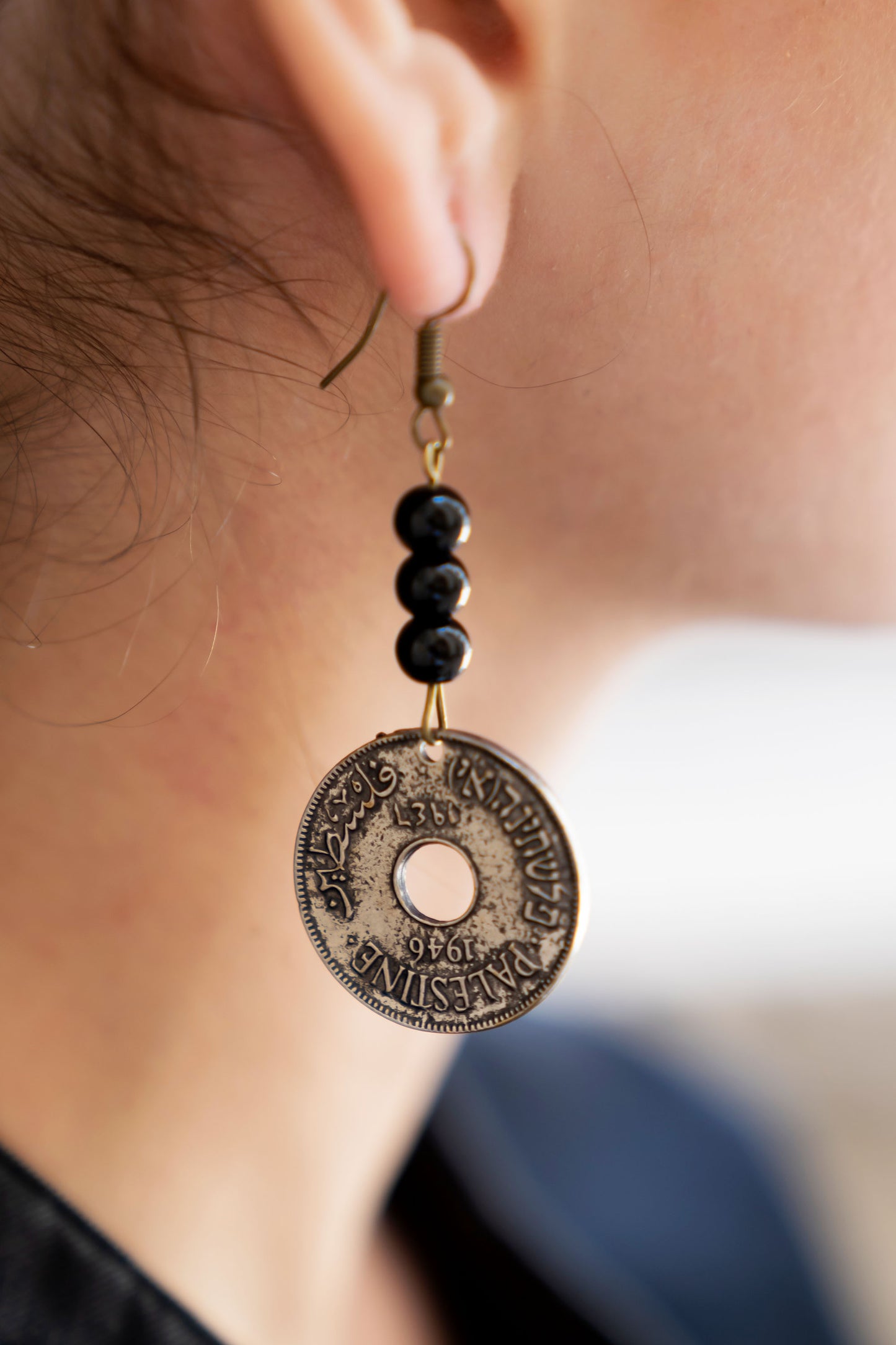 Ancient Archives Coin Earrings