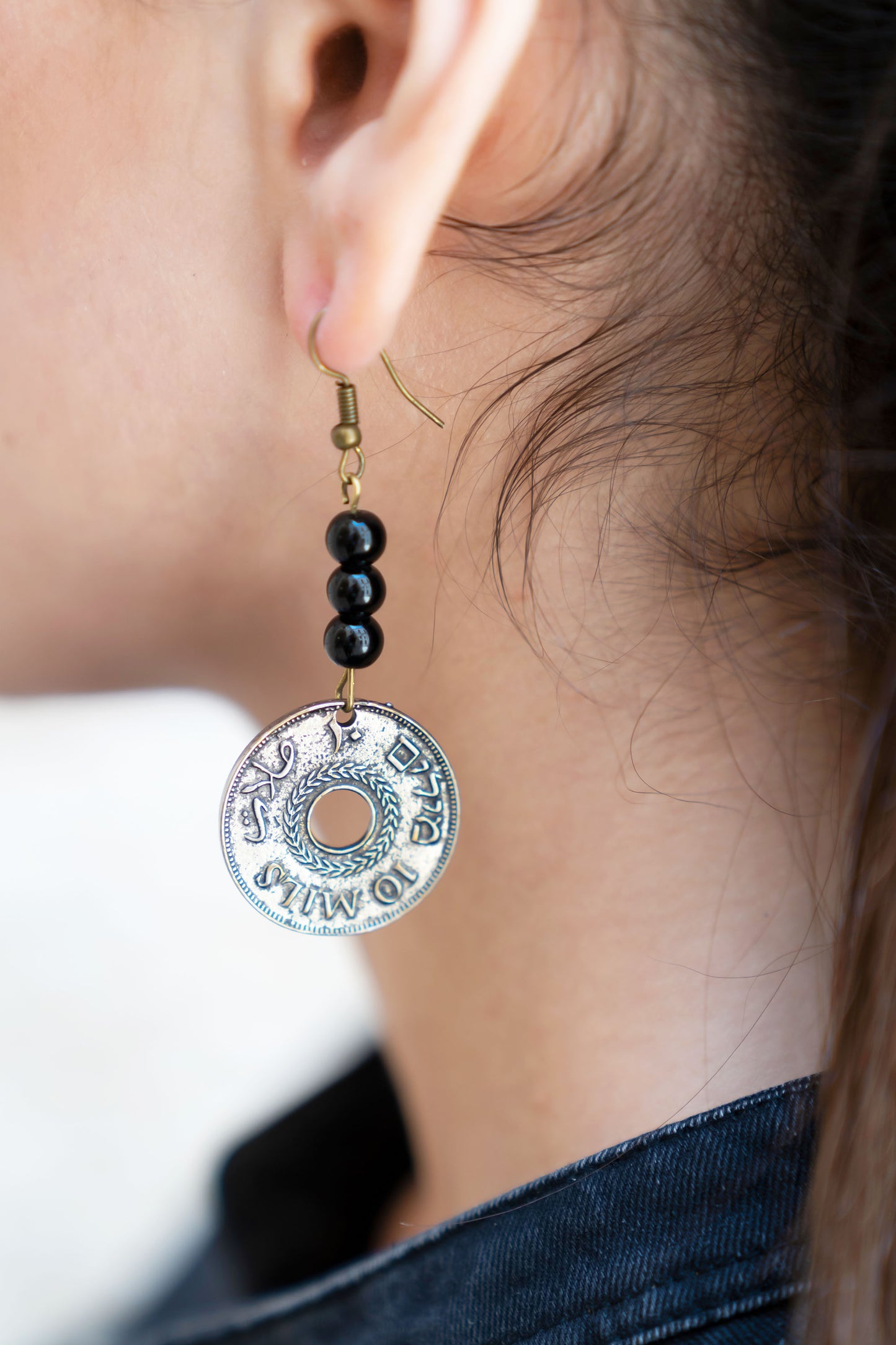 Ancient Archives Coin Earrings