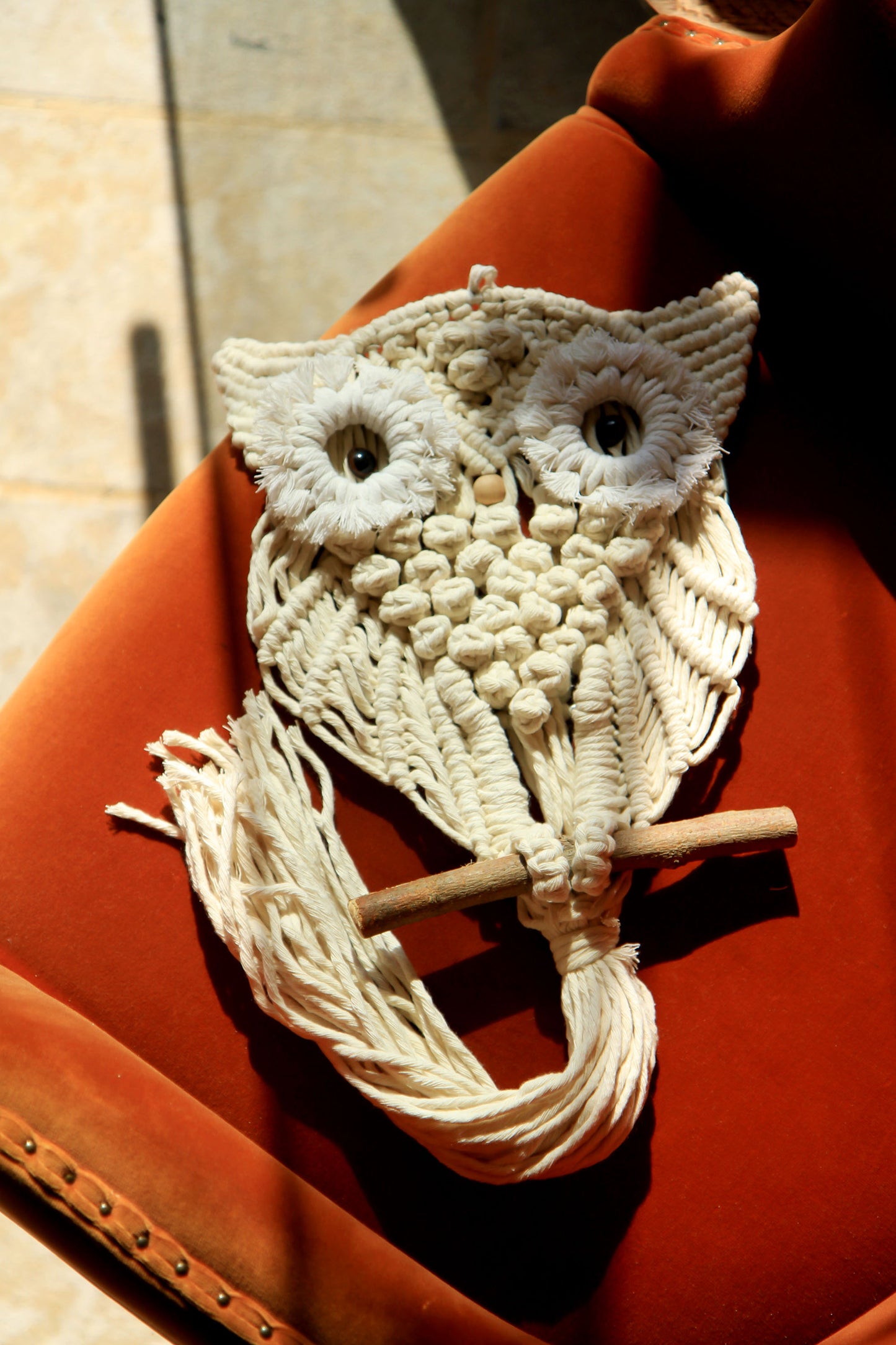 Iconic Vision Macramé Owl Wall Hanger