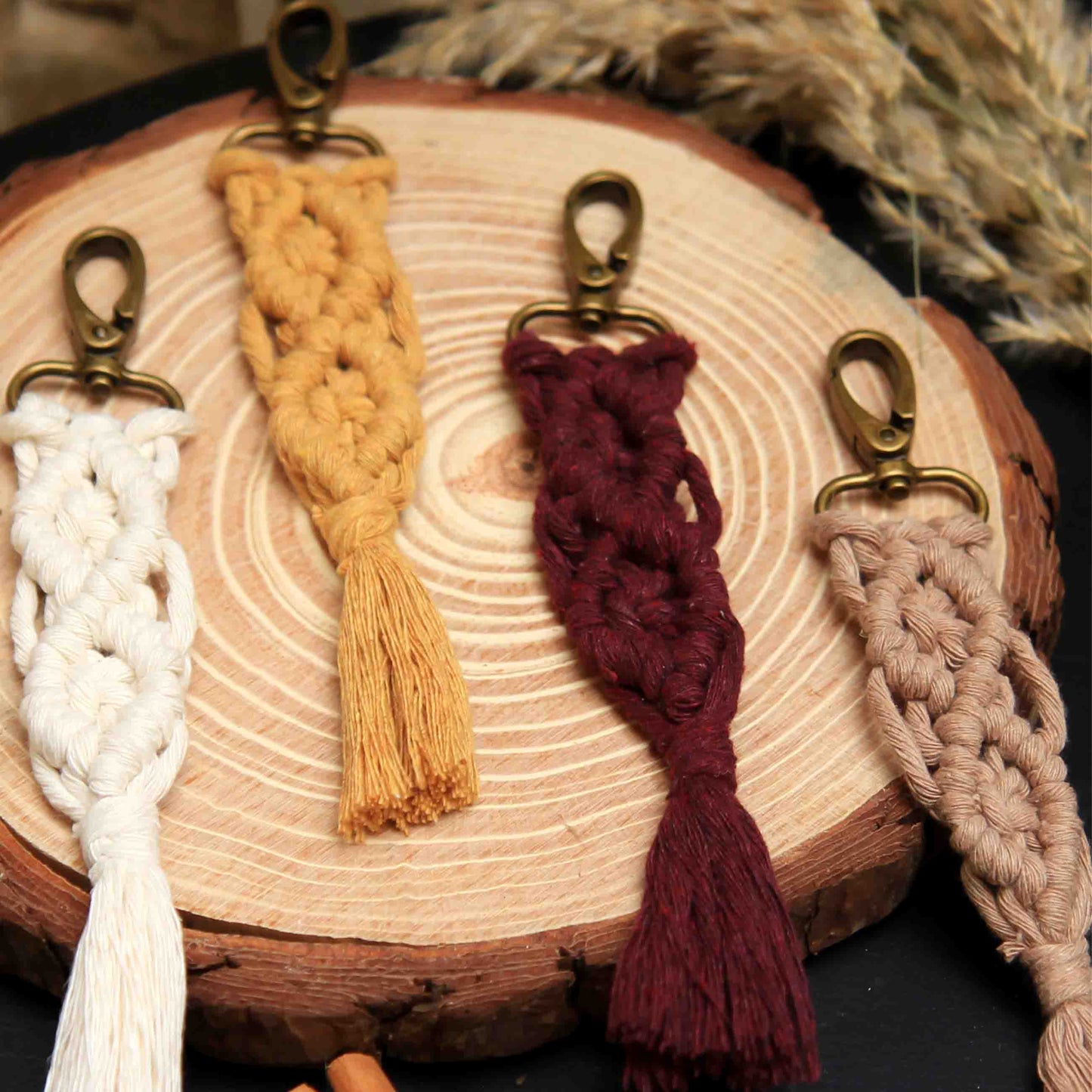 Macramé Weave Key Chain