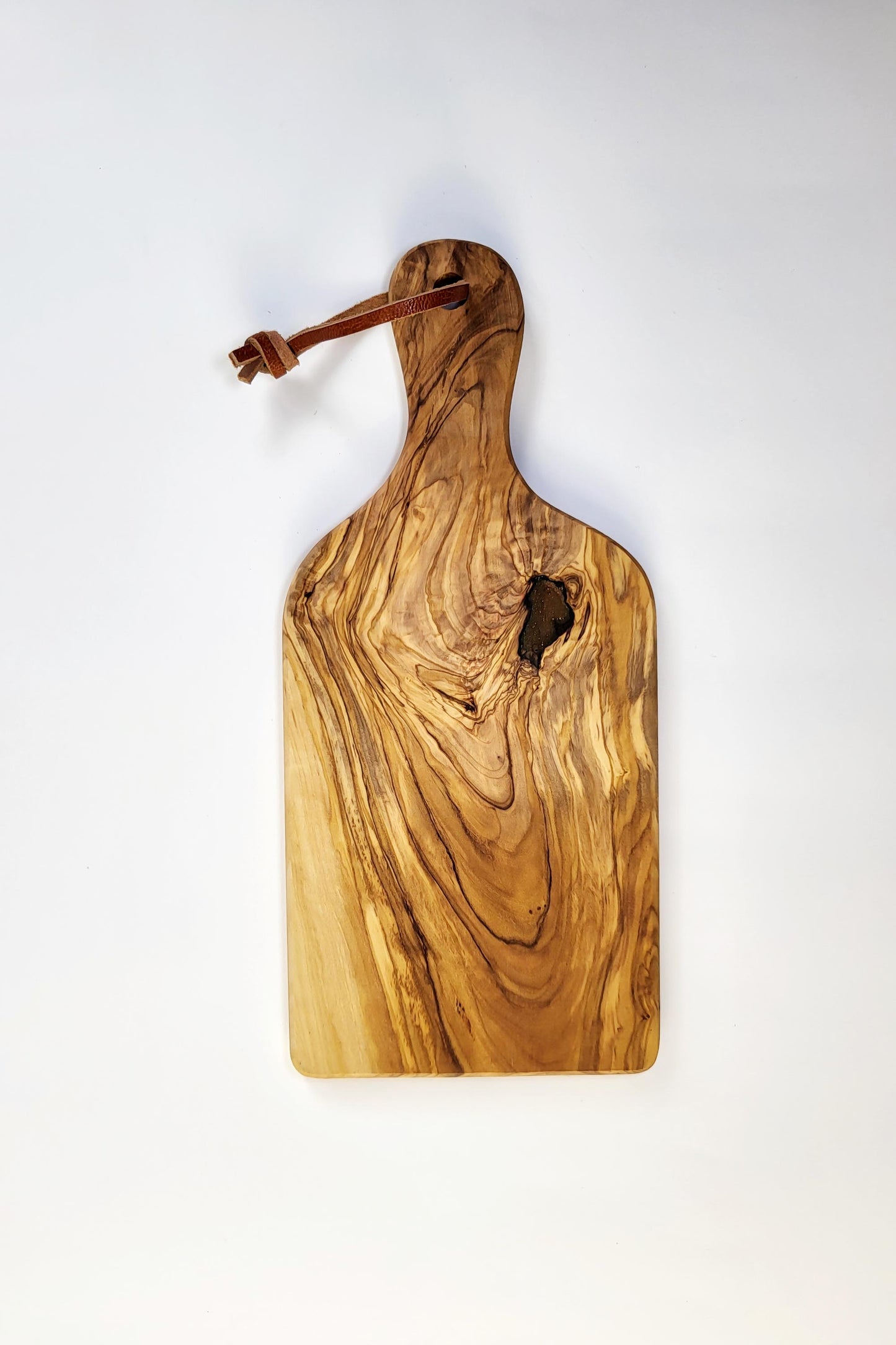 Petite Organic Olive Wood Slice Board