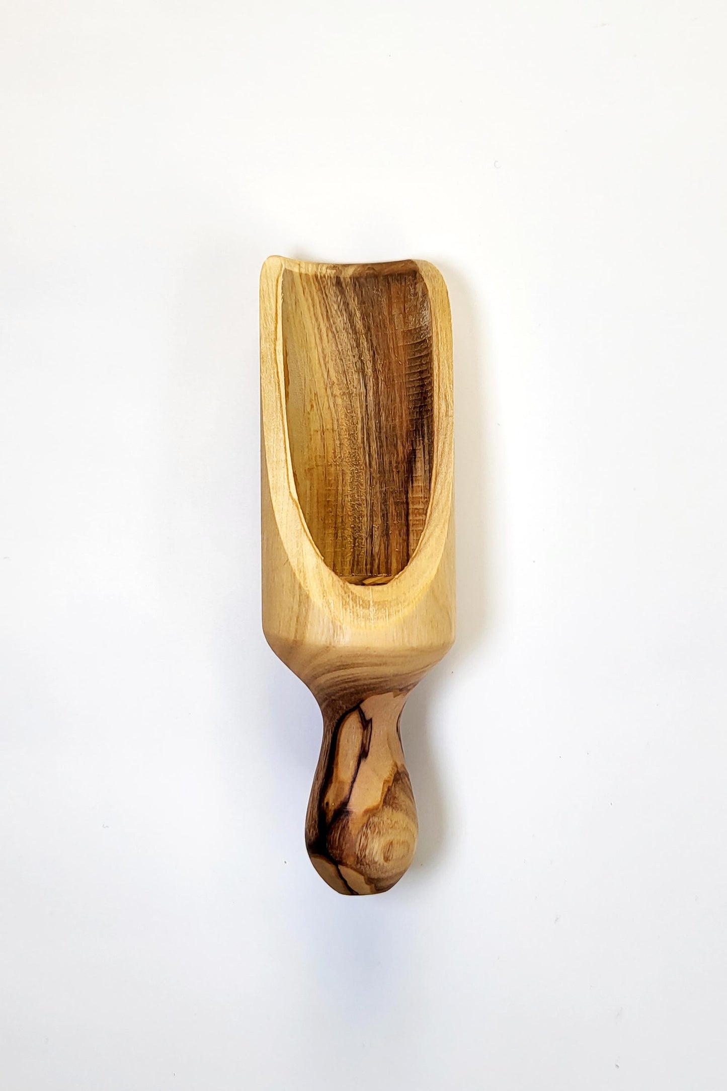 OliveWood Round Mouth Scoops - Available in three sizes — large, small and petite