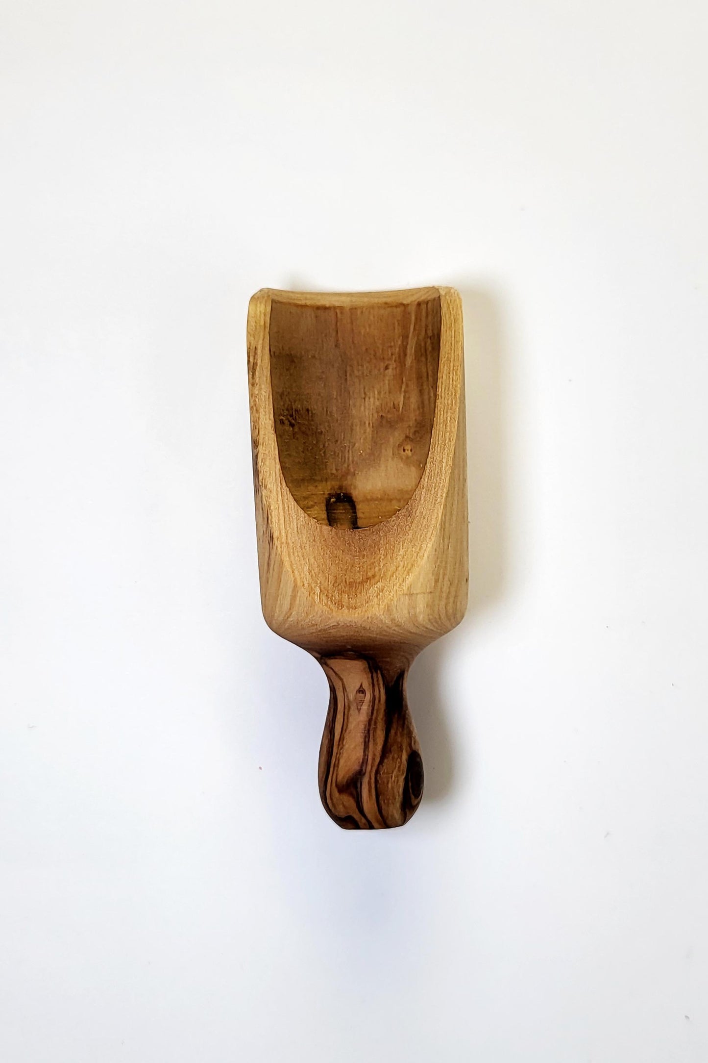 OliveWood Round Mouth Scoops - Available in three sizes — large, small and petite