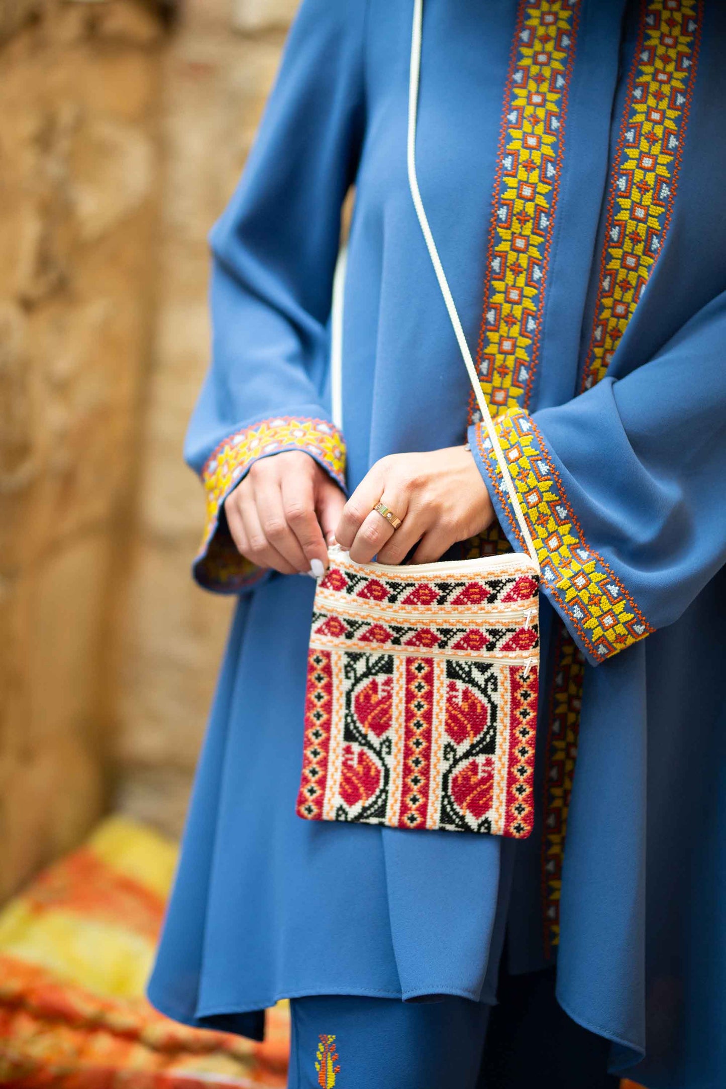 Juri Embroidered Purse