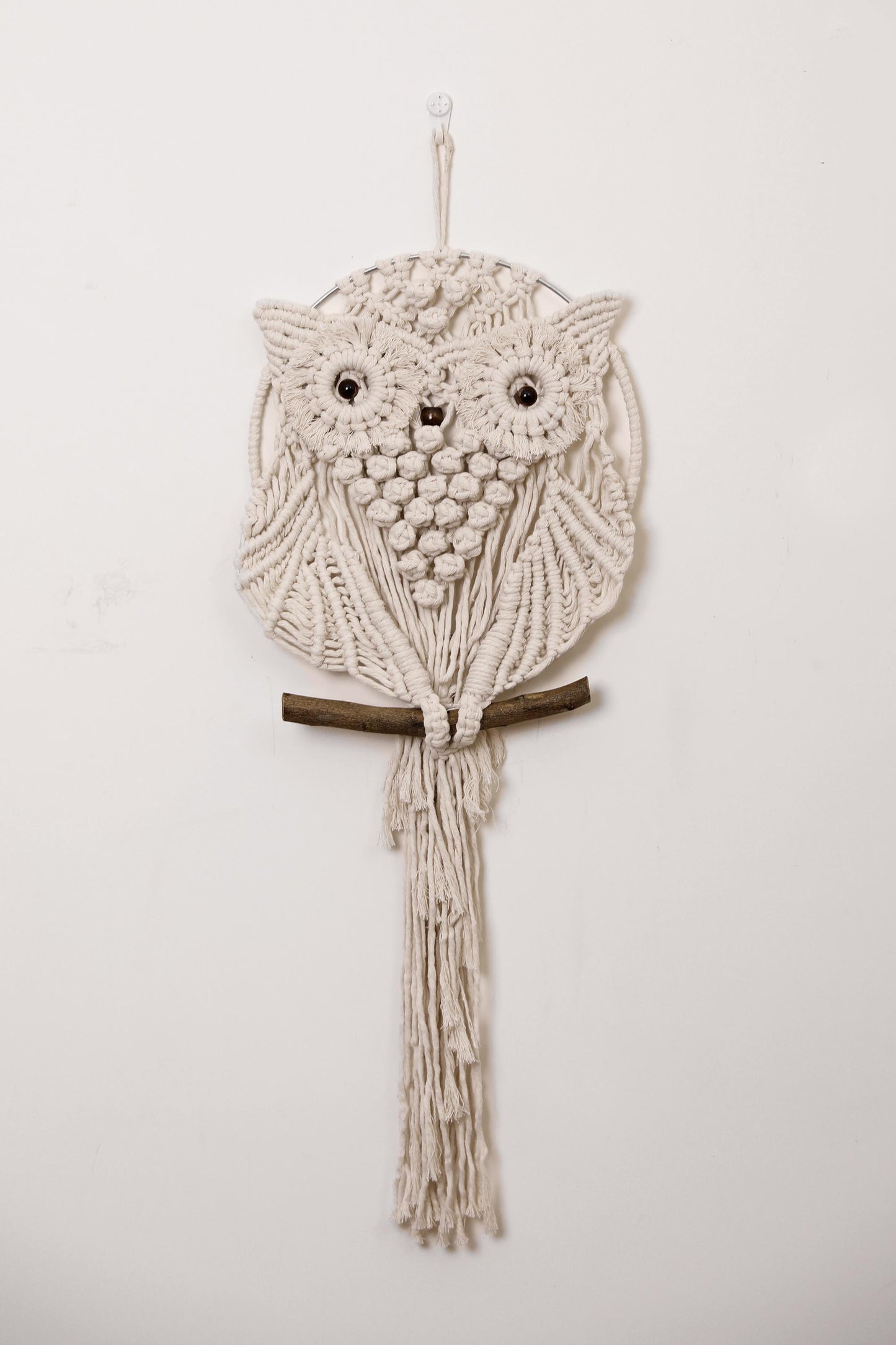 Iconic Vision Macramé Owl Wall Hanger