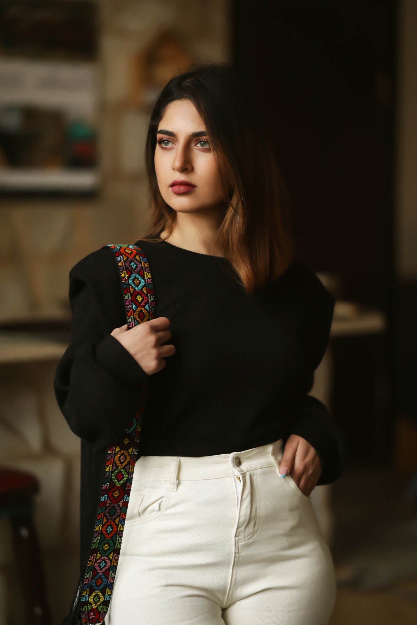 Mira's Embroidered Belt - Handmade